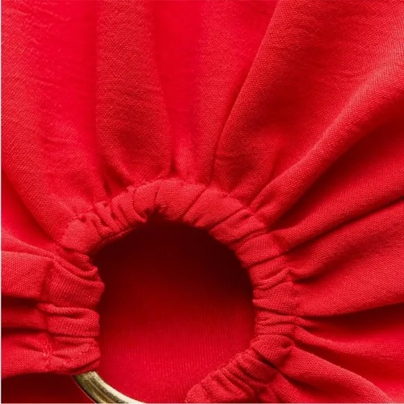 Zara Cut Out Ring Midi Dress - Picture 10 of 11